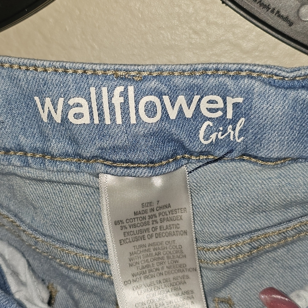 Wallflower Blue Flared Denim Jeans - Picture 6 of 14